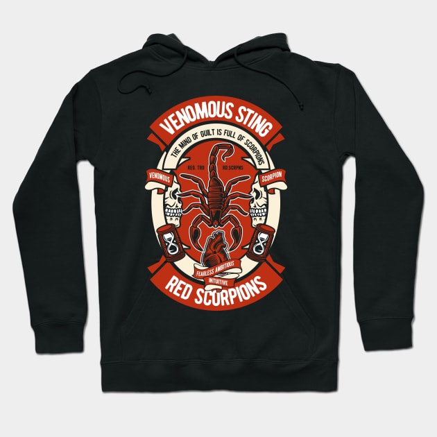 Red Scorpion Hoodie by p308nx